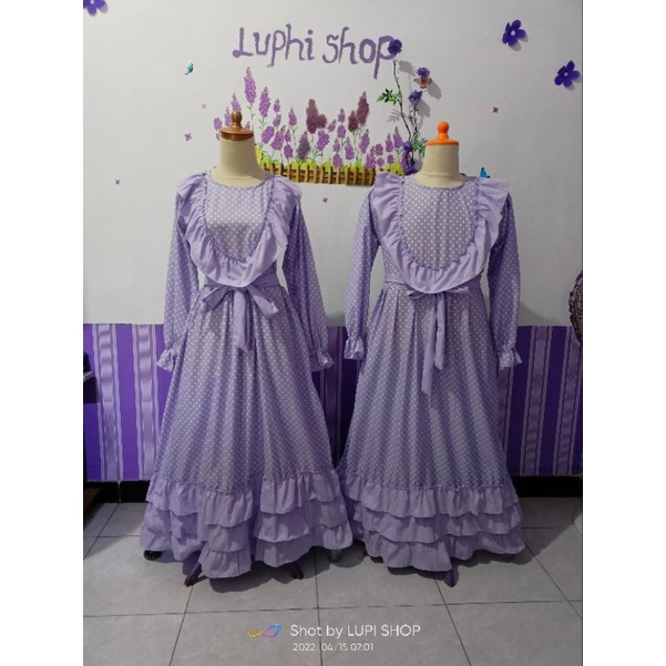 2gamis dewasa 1 gamis anak