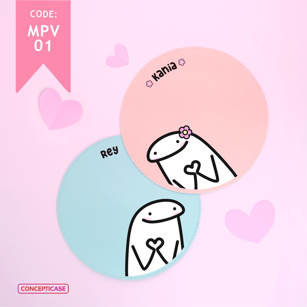 MOUSEPAD UV PRINT / MOUSE PAD SPECIAL VALENTINE BULAT ANTISLIP CUSTOM DESIGN