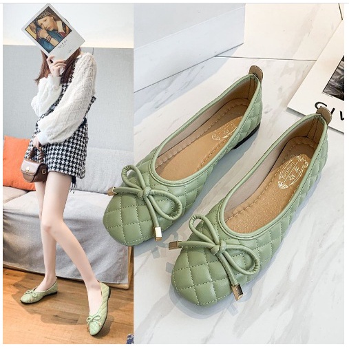 Sepatu Import sepatu wanita import model terbaru kekinian 2021-2 flat shoes sepatu santai