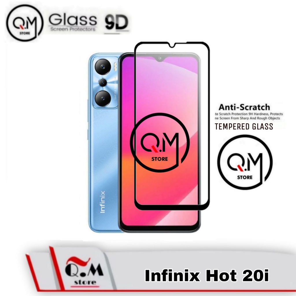 Tempered Glass Layar Infinix Hot 20i Screen Guard Anti Gores Pelindung