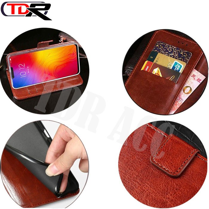 SOFTCASE VIVO Y15S/Y01 - CASE FLIP KULIT