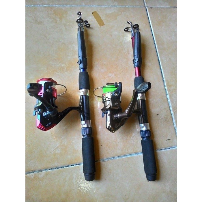 Pancing Set Alat Pancingan Reel Pancingan + Joran + Benang + Pelampung + Kail