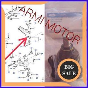 accessories Ball Joint Atas Ford Everest & Ranger 2.5 cc 3.0 cc TDCI Original Ford 2ZJN23