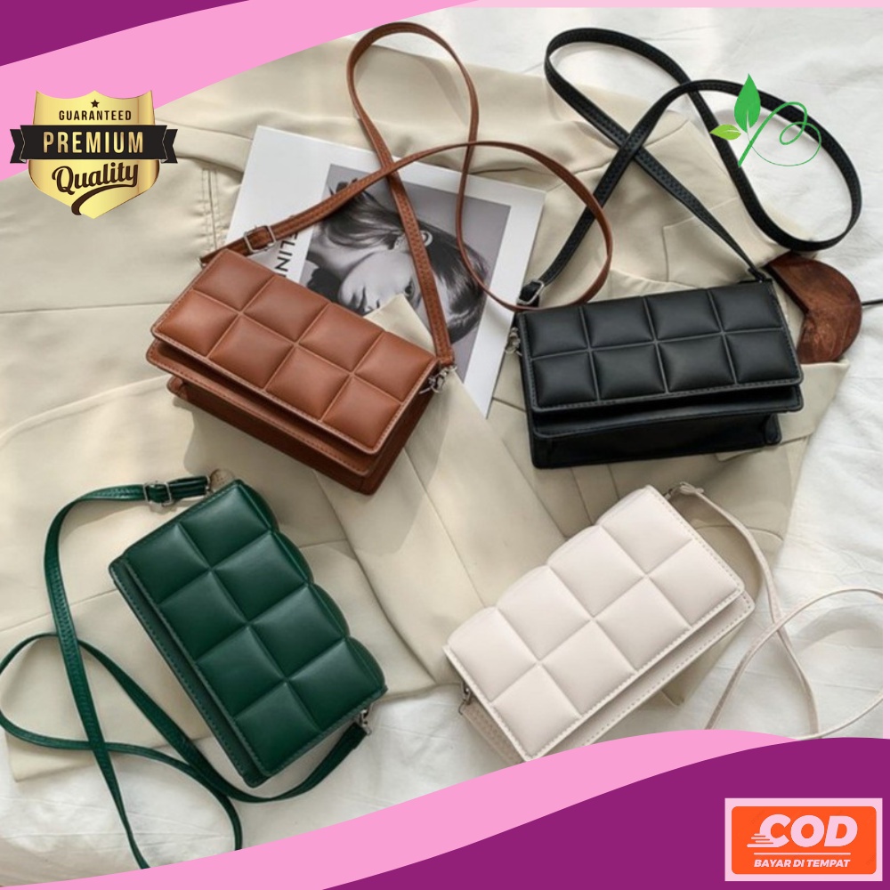 Tas Selempang Kulit Wanita Tas Cewek Mini Messenger Bag JS2 2372