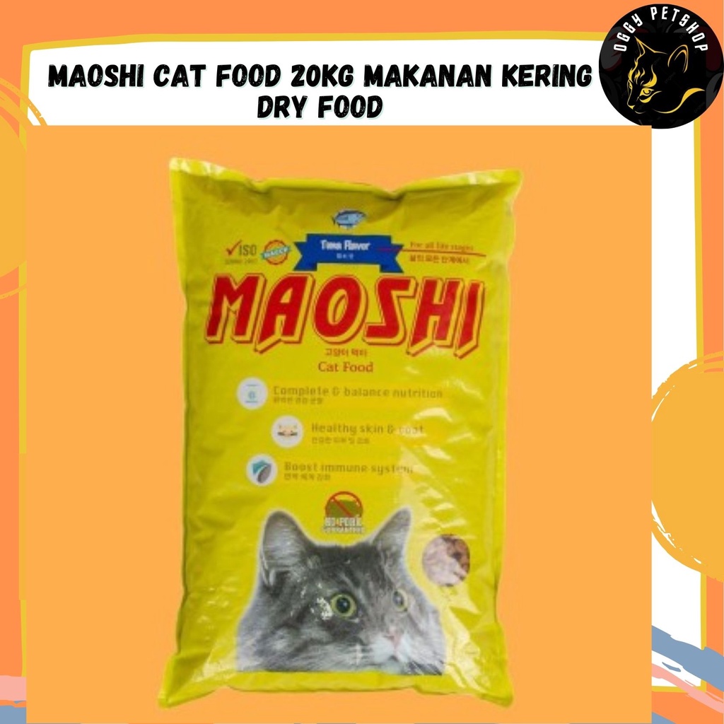 [ GOJEK / GRAB ]  Maoshi Cat Food 20kg Makanan kering dry food