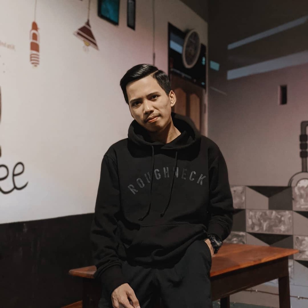 Hoodie Roughneck 1991 Black / Sweatshirt Roughneck 1991 Teks Sablon / Hoodie Pria Wanita