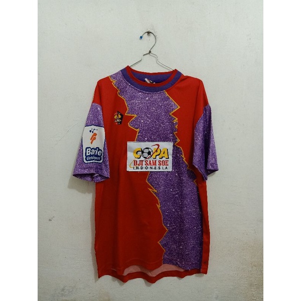 Jersey Persik Kediri Away Copa Indonesia 2006 Original MATCHWORN Khusnul Yuli