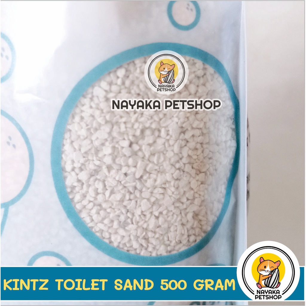 Kintz Toilet Sand 500 gram Pasir Hamster Zeolit Kencing Kotoran Hewan