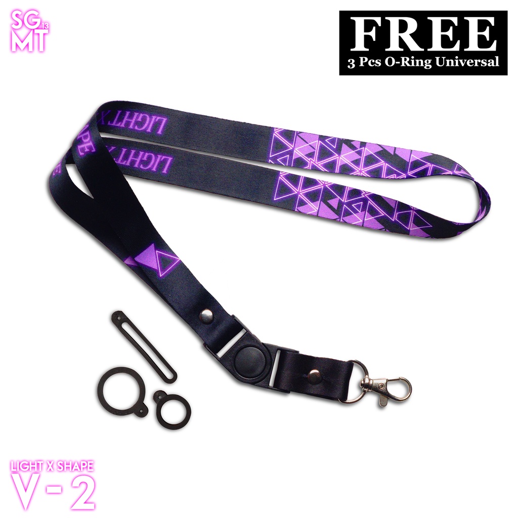 Lanyard Sigmat13 Gantungan id card Printing Shape Series 2