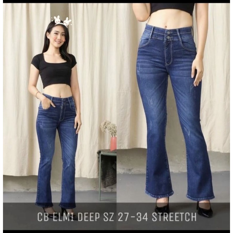#CELANA JEANS CEWEK ORIGINAL//SELBY JEANS CB ELMY DEEP