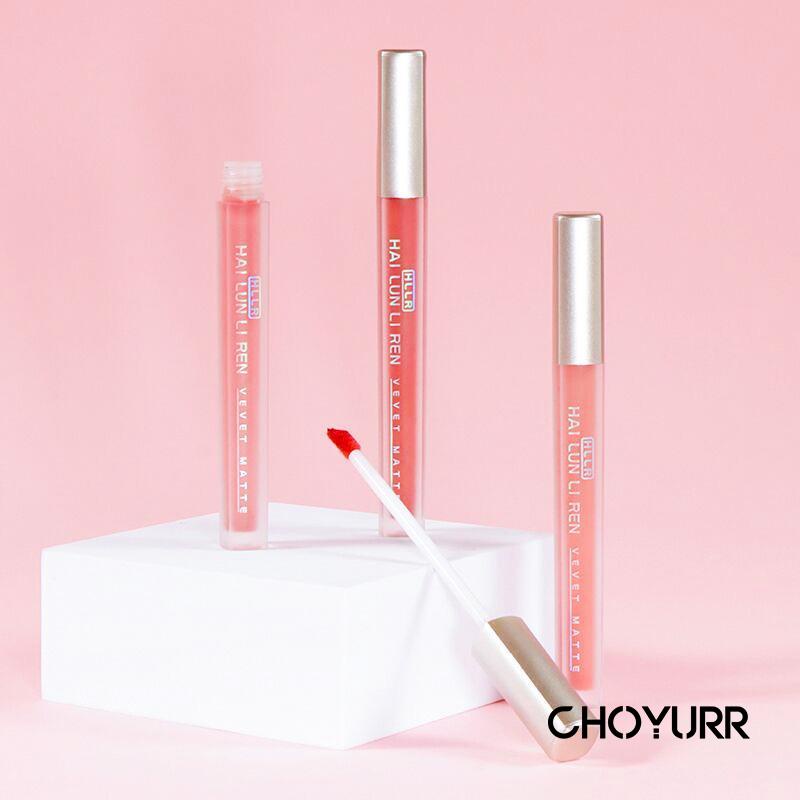 【COD】Lip Gloss Liquid Matte Silky Mist Lip Mud Matte Light Thin  Non-stick Cup Waterproof &amp; Long Lasting Korean Import-CH