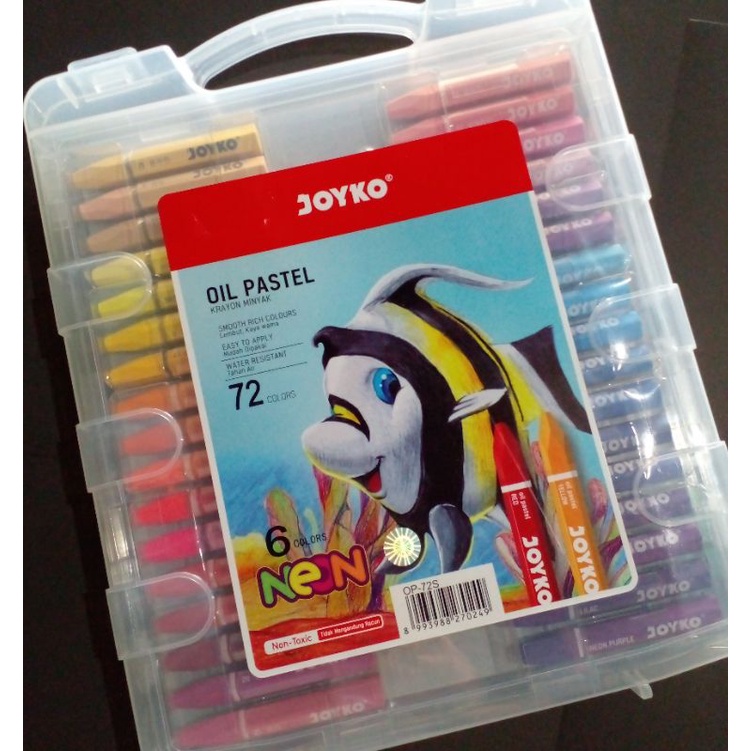 

[100% REAL PICT] Crayon / Pastel / Oil Pastel / Krayon Minyak JOYKO isi 72 warna