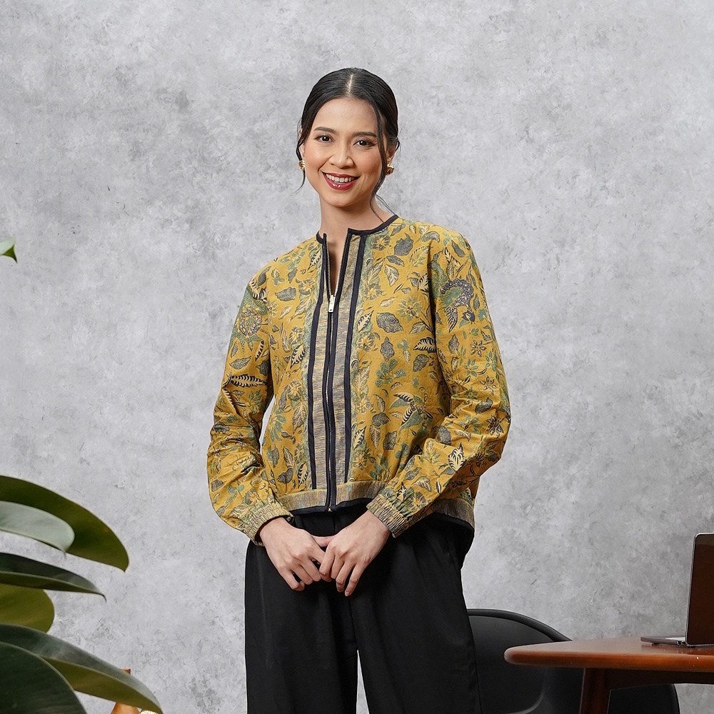NONA RARA - Alunan 3N T1991, Baju Batik Kasual Modern