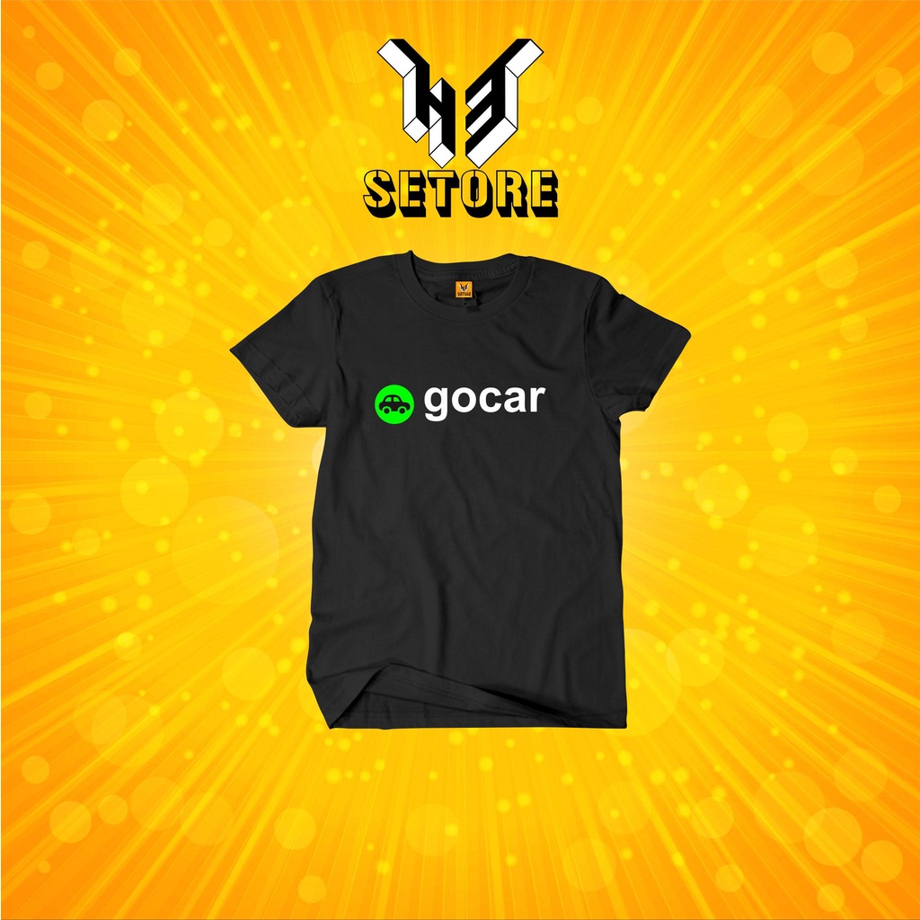 KAOS BAJU GOCAR GO CAR LOGO BARU KAOS GOJEK