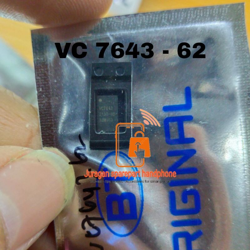 IC VC7643-62 / ic signal redmi note 9 ori cabutan tested