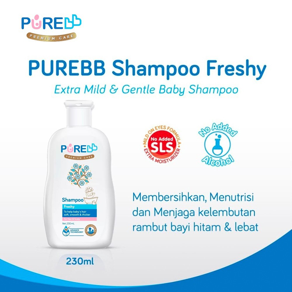 Pure BB Baby Shampoo Bayi Freshy - 230 ml