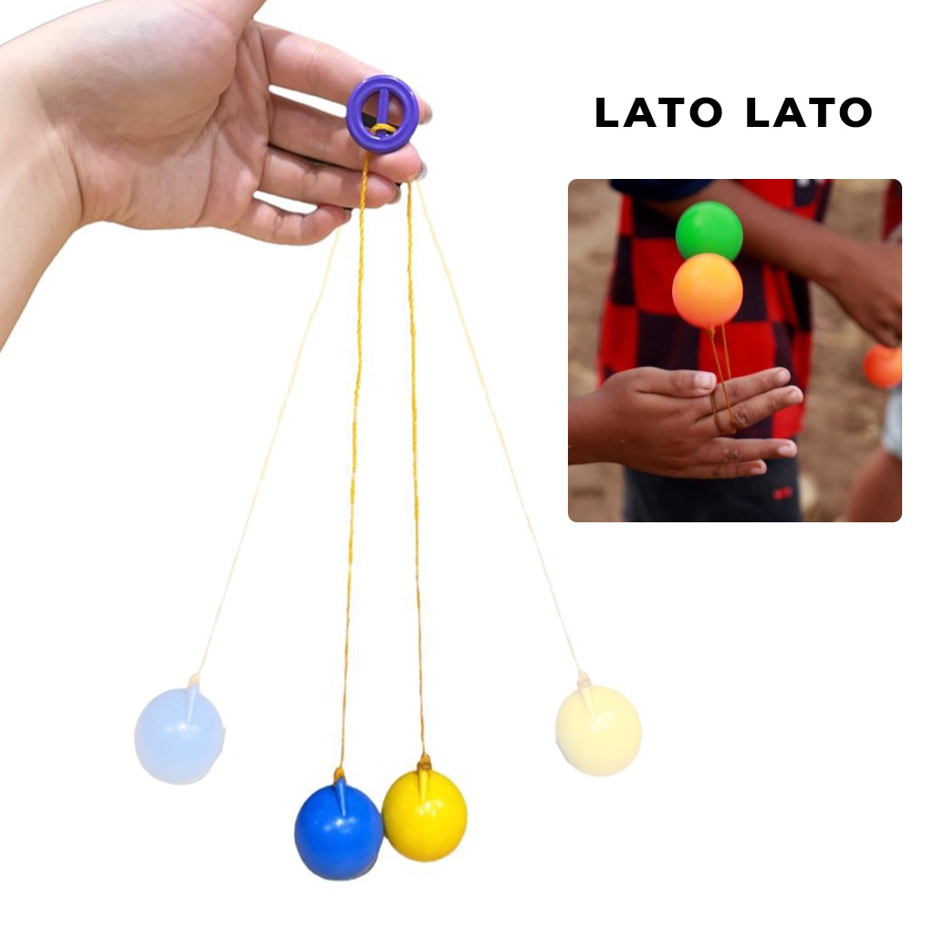 Lato Lato Mainan Anak Katto Katto Tok Tok Bola Tali Etek Etek Viral Latto Latto Mainan Jadul | GROSIRXPRESS