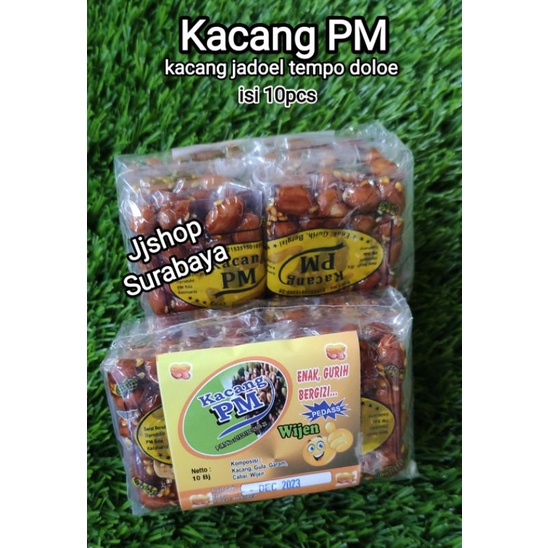 Stok baru! Kacang wijen legendaris isi 10 kacang pedas manis wijen kacang gula merah wijen enting kacang