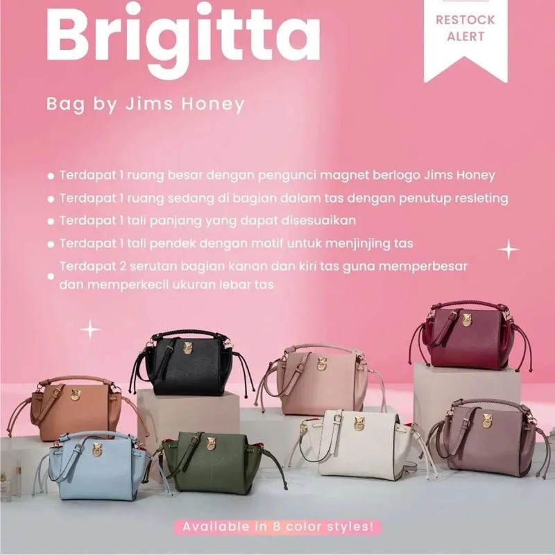 BRIGITTA BAG JIMSHONEY TAS HANDBAG SELEMPANG