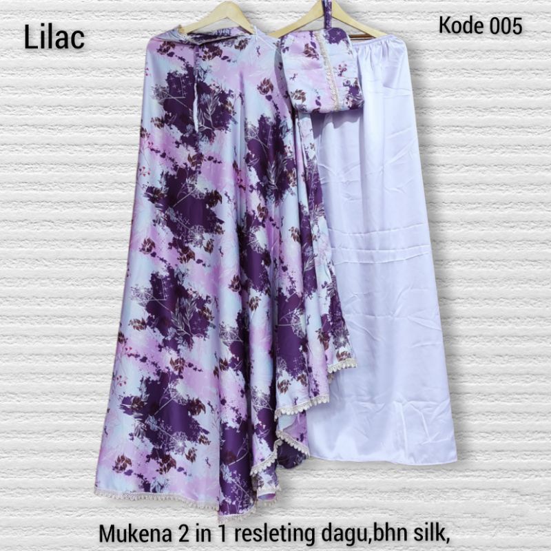Mukena armanii silk traveling 2in1