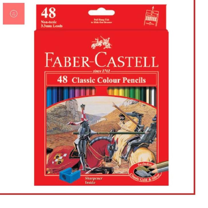 

Terjangkau Pensil Warna Faber-Castell Classic 48 Warna