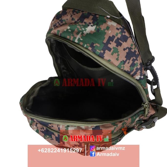 Tas Slempang Ransel Tactical 815 Loreng Marpat SILVER KNIGHT Import terbaik