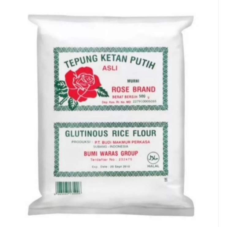 

Tepung Ketan Putih Rose Brand 500gram