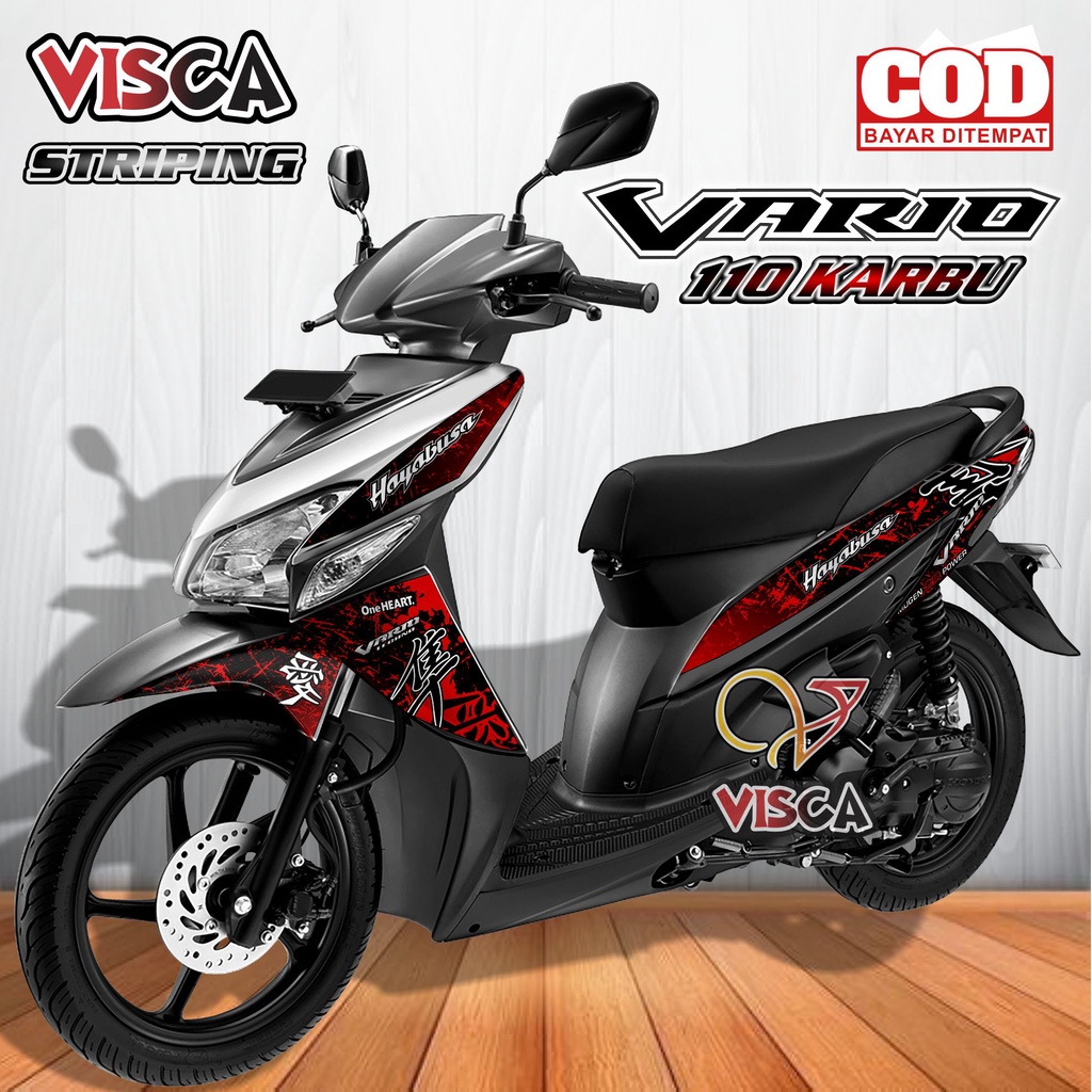 Striping Vario 110 Carbu Lama Striping Vario 110 Carbu Stiker Vario 110 karbu Lama Stiker motor Vari
