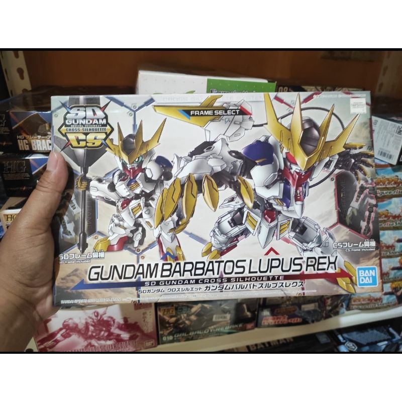 SD Cross Silhouette Gundam Barbatos Lupus Rex & Cross Silhouette Frame Set