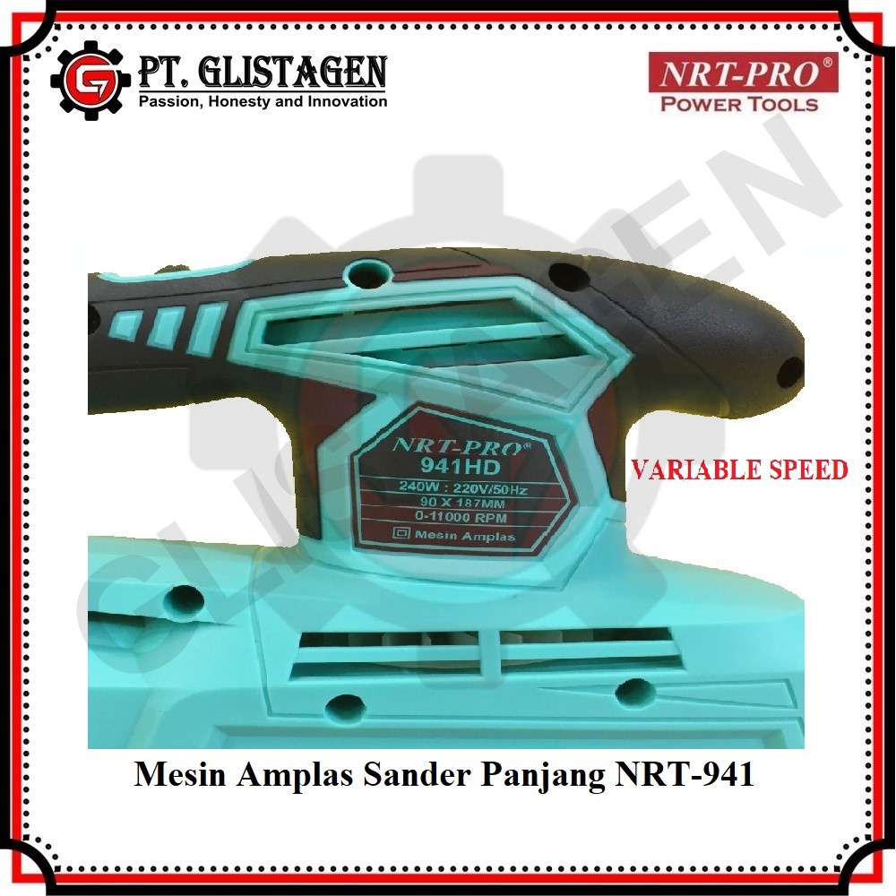 Mesin Amplas Kayu Finishing Electric Sander NRT-941HD dan NRT-921