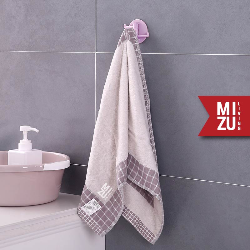 MIZU 3-EDA Wall Hook Hanger Gantungan Kunci Dapur WC Dinding Serbaguna Tanpa Paku