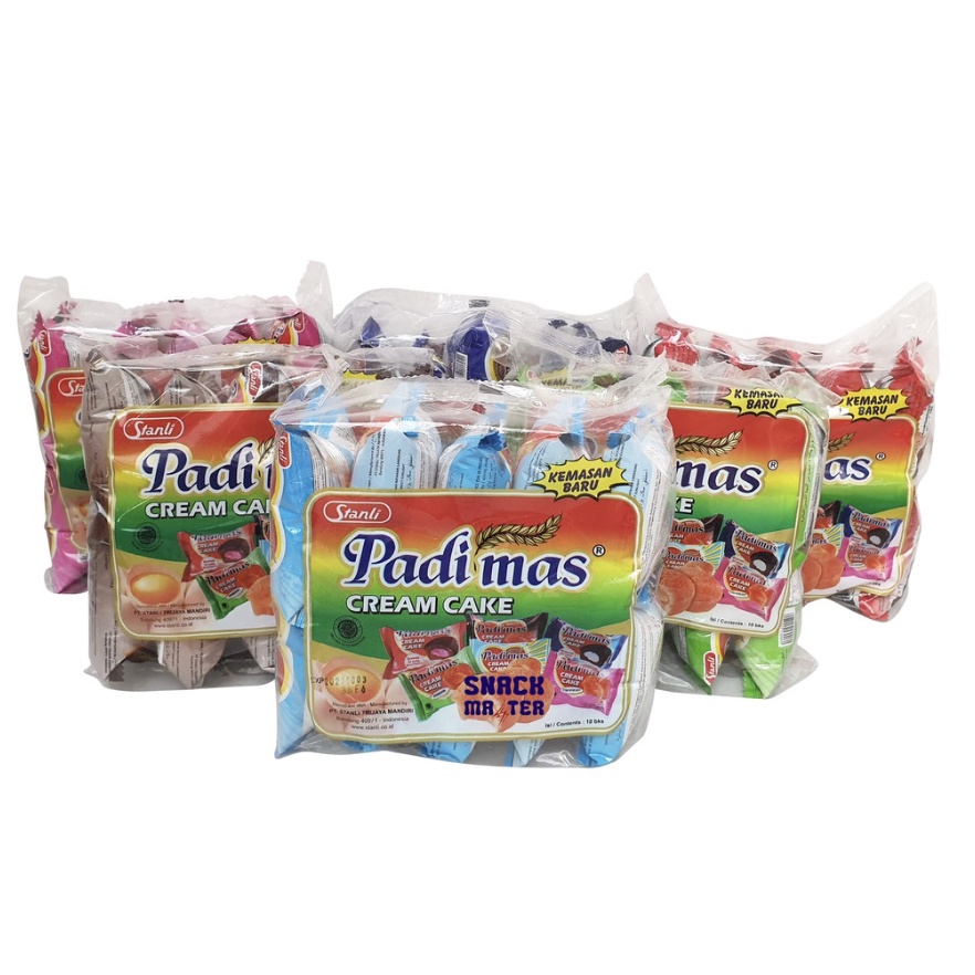 

[GROSIR!!] Padimas Cream Cake 1 DUS isi 10 PAK x 10 PCS - grosir bolu nikmat murah enak