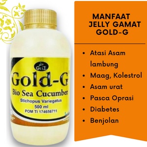 Gold G 500 ML Original Obat | Asam Lambung| Asam Urat| Pasca Oprasi