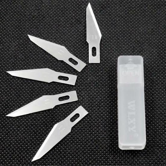 Refill Blade untuk Pen Cutter - Art Knife isi 10 Pcs