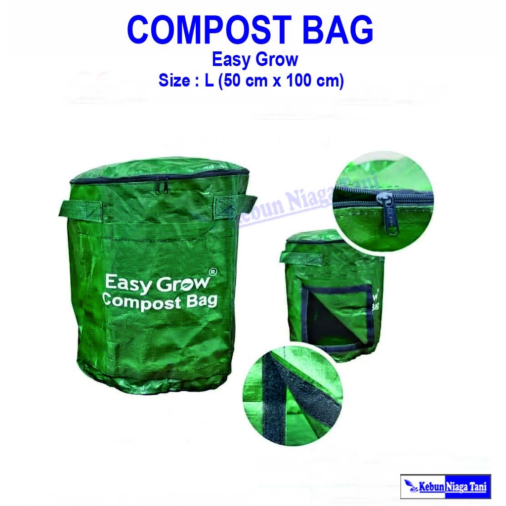 Compost bag easy grow Size L - Compost easy grow - kompos bag - planter bag - merk EASY GROW
