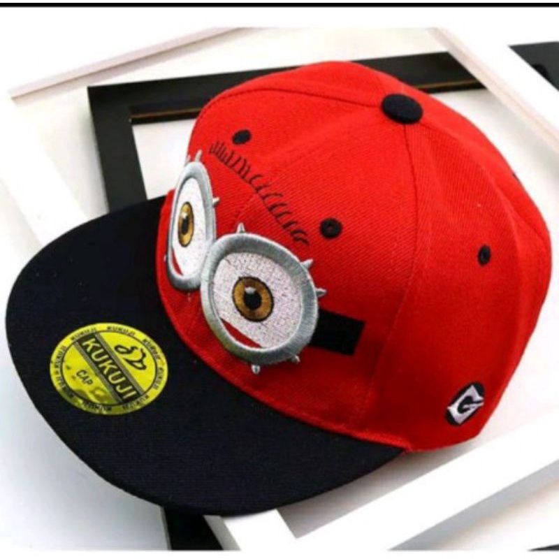[PROMO COD GRATIS ONGKIR] Topi snapkback anak Topi Anak Minlon