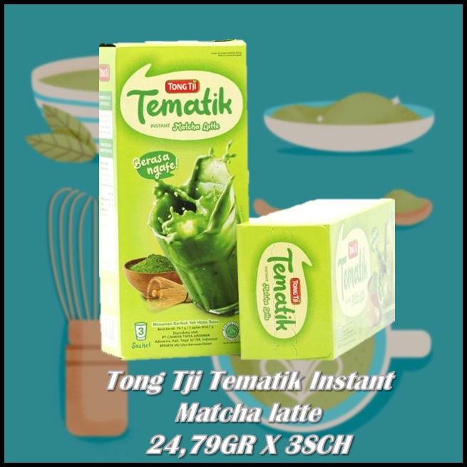 

Tong Tji Tematik Instant Matcha Latte 24.79GR X 3SCH