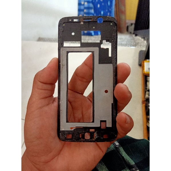frame tulangan tatakan lcd samsung s6 edge ori copotan