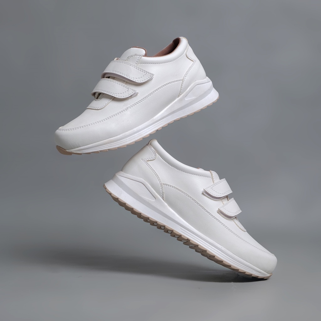 ASUKA SUNSET ORIGINAL x NAEERA Sepatu Sneakers Wanita Kets Casual Cewek Kuliah Hangout Jalan Santai Main Nongkrong Sneaker Remaja Dewasa Fashion Sport Cream Brown Shoes Premium Footwear OOTD Model Kasual Gaya Fashionable Kekinian Terbaru Modis Branded