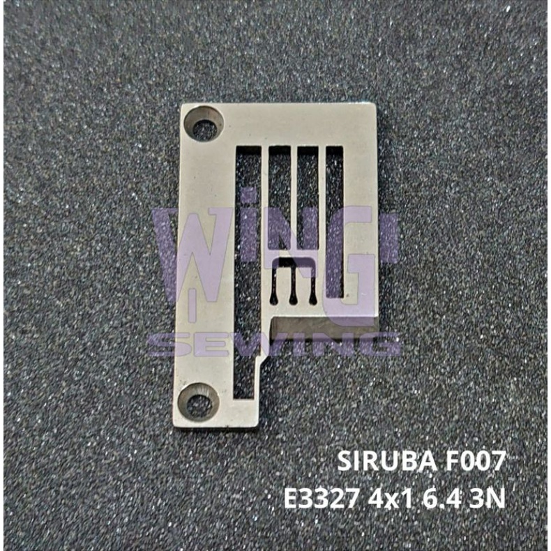 E3327 SIRUBA F007 4x1 6.4MM 3 Jarum Plat Mesin Jahit Overdeck Kam