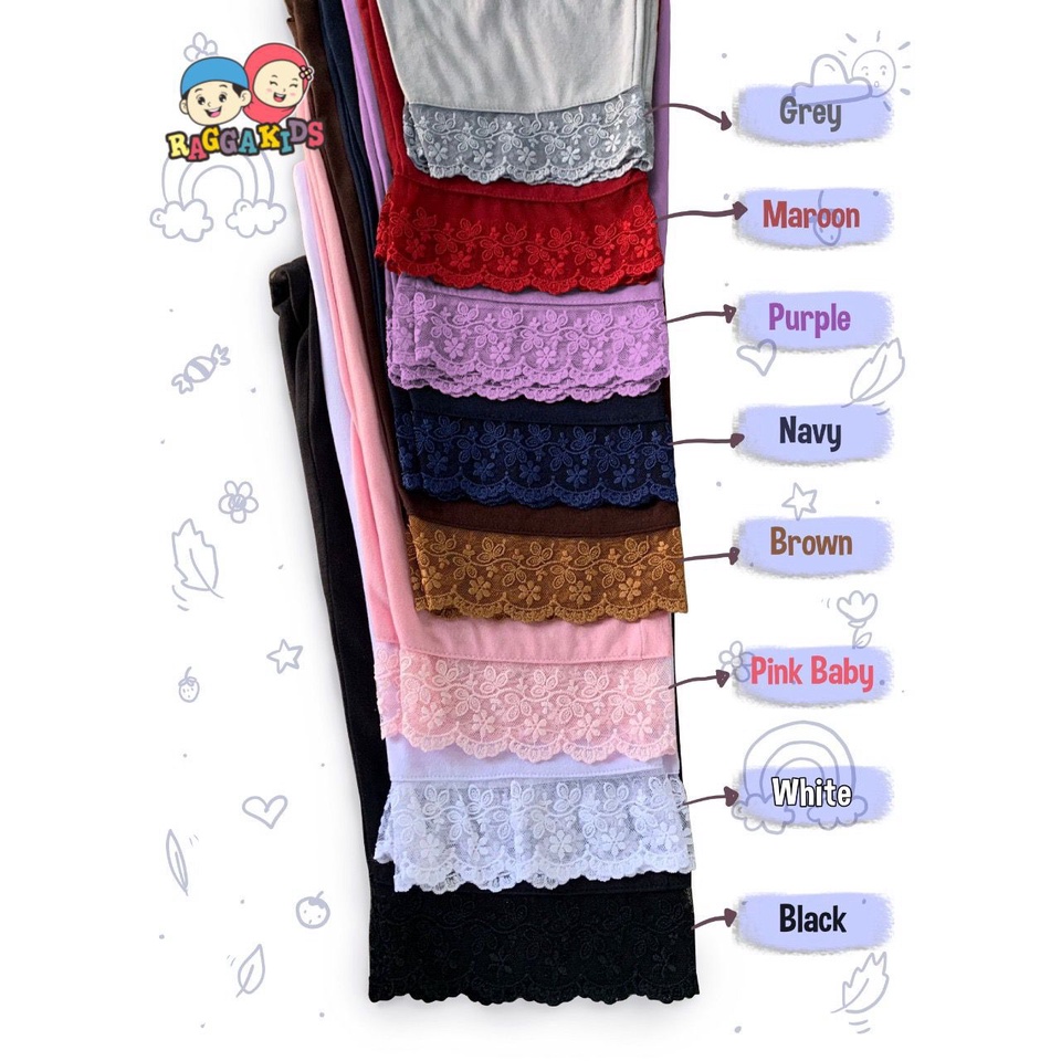 CELANA DALAMAN GAMIS WANITA DEWASA BAHAN KATUN INNER PANTS RAGGAKIDS