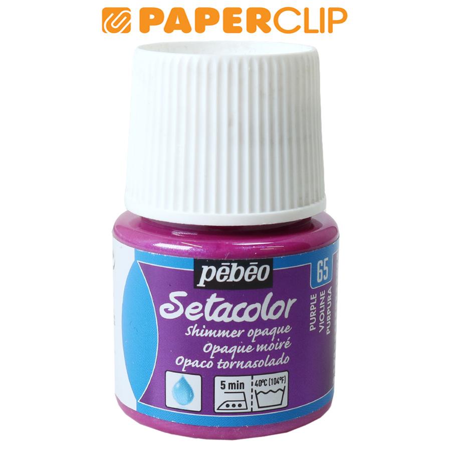 

CAT WARNA KAIN / PEBEO SETACOLOR SHIMMER OPAQUE FABRIC PAINT 45ML 295-065 PURPLE