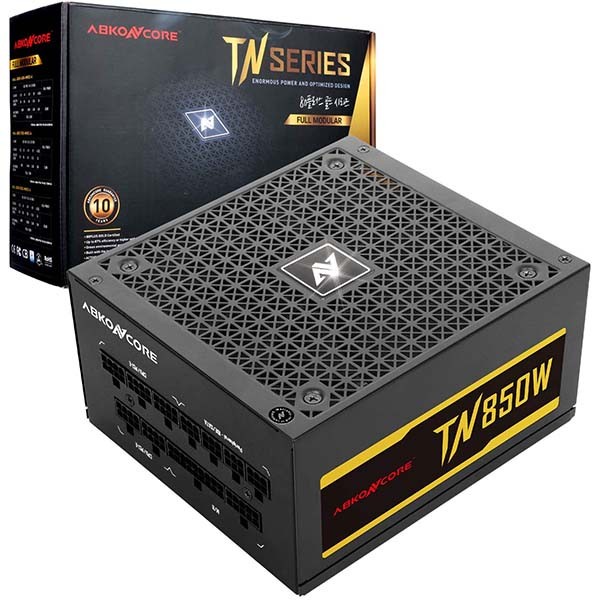 POWER SUPPLY ABKONCORE TENERGY 850W 80+ GOLD FULL MODULAR - ORIGINAL