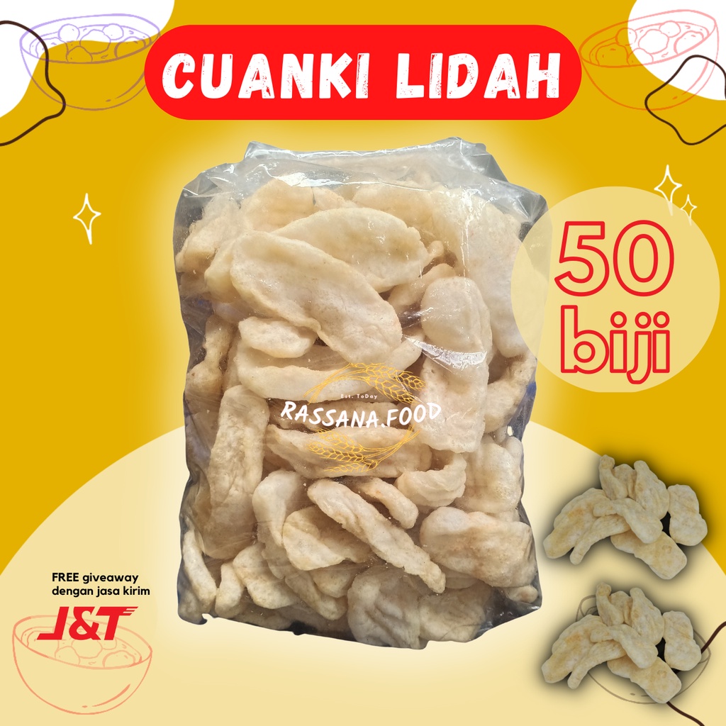 

CUANKI LIDAH 500gr TOPING BASO ACI dan SEBLAK