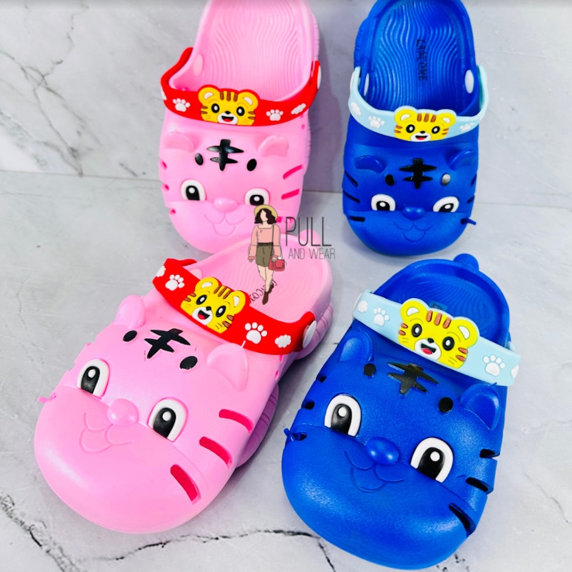 LION PAO2 ANAK SANDAL SLOP ANAK PEREMOUAN / LAKI LAKI IMPORT KARET