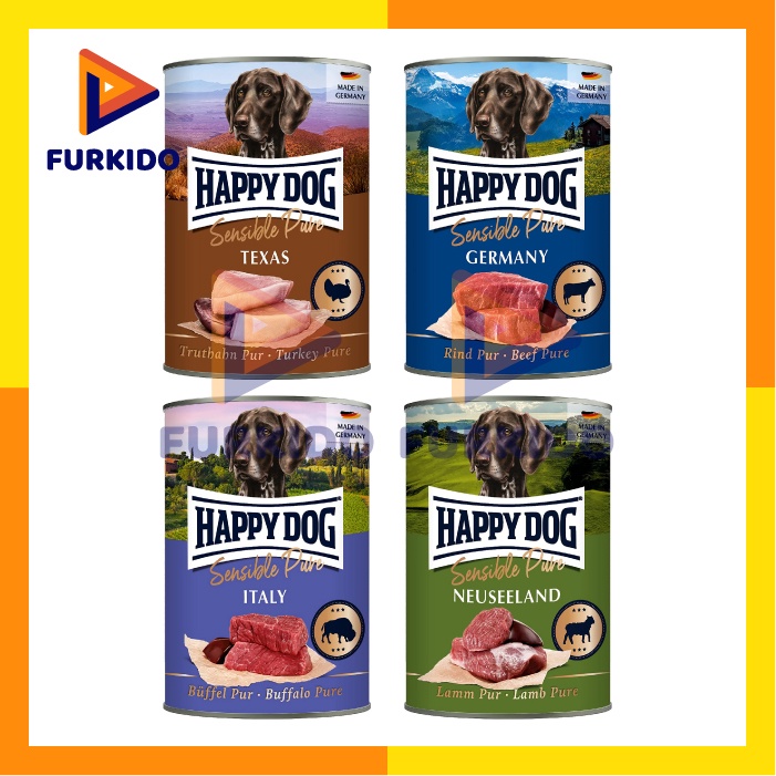 Happy Dog Pure Meat Can 400 Gr / Makanan Basah Anjing