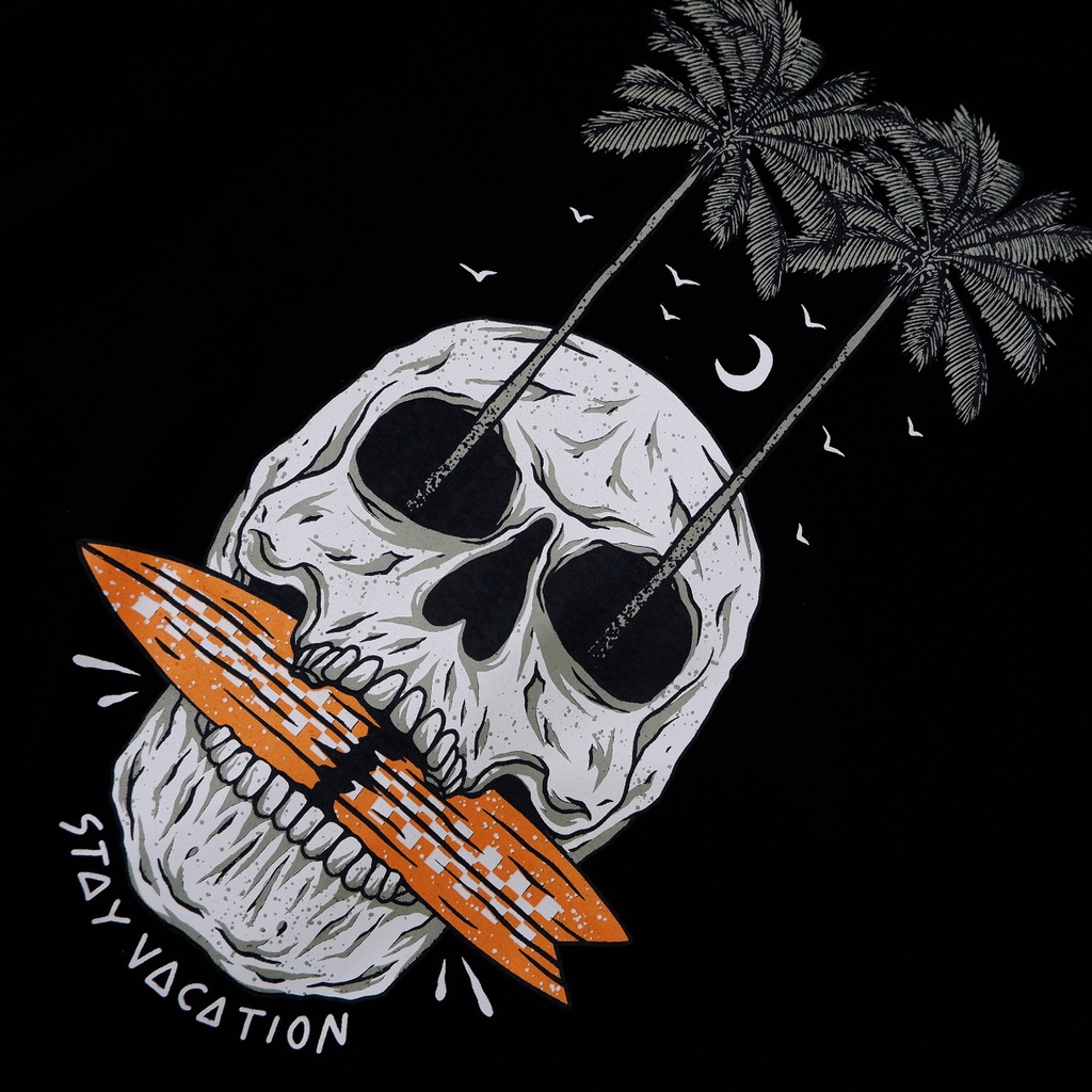 Kaos Overisize Stay Vacation // pria dan wanita