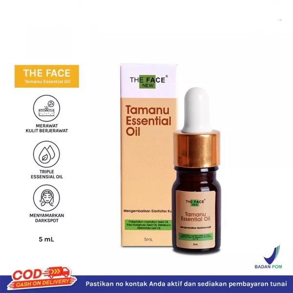 THE FACE Tamanu Essential Oil 5ml - Mengembalikan Elastisitas Kulit_Cerianti