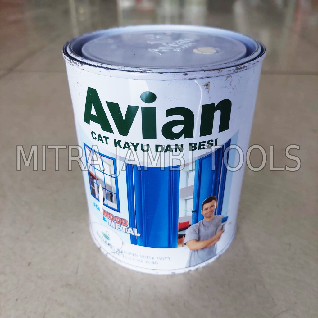 CAT AVIAN PUTIH DOFF 1,2 KG SUPER WHITE MATT