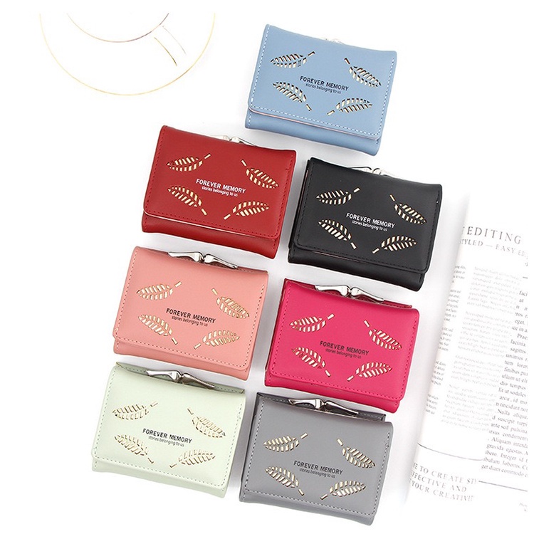 Dompet Wanita Import Mini Leaf | Dompet Wanita